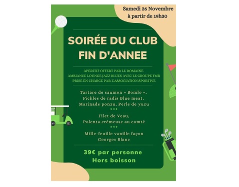 Soirée du Club Fin d'année