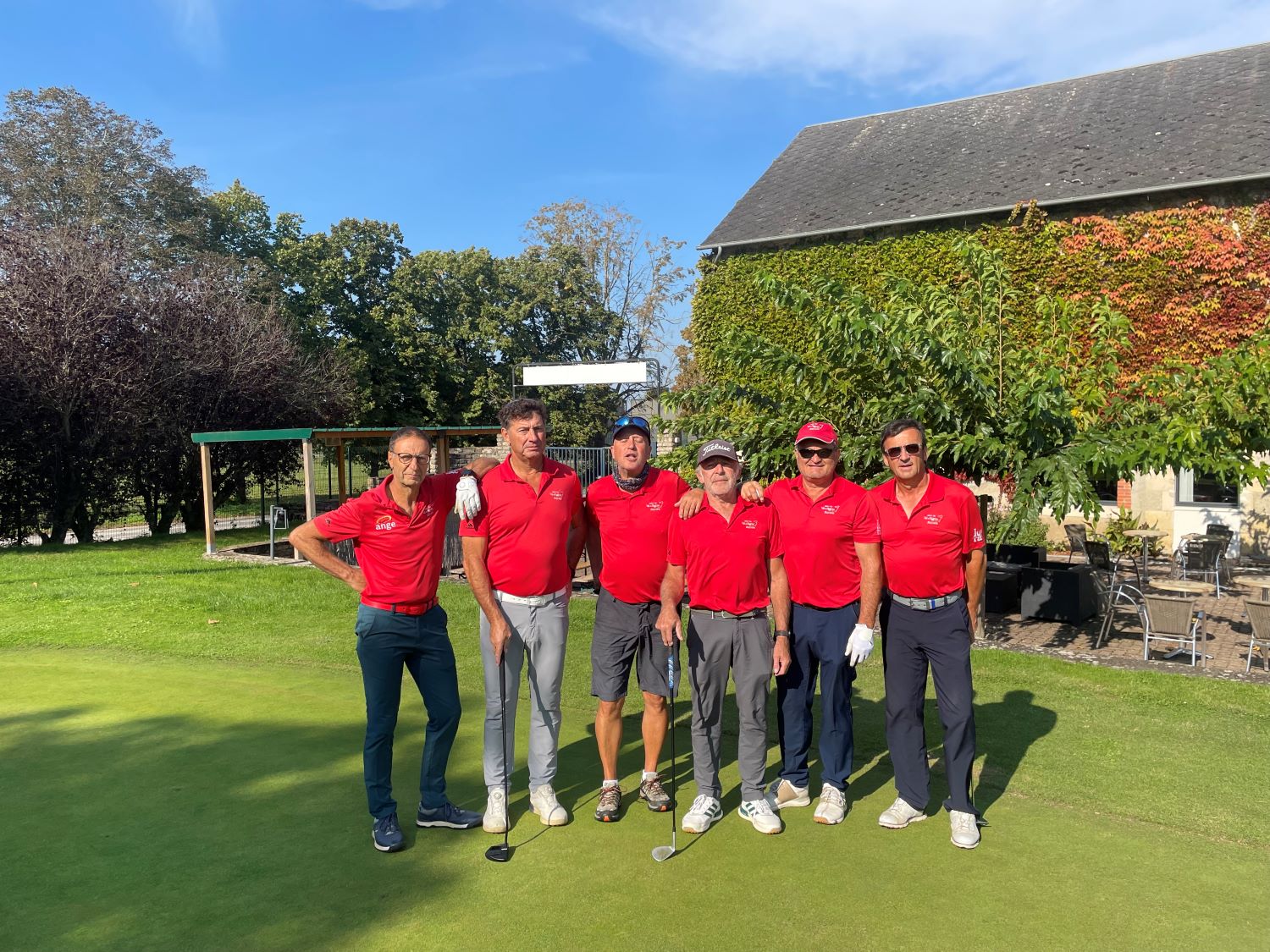 l'équipe masculine seniors du golf du val de sorne jura Franche Comté