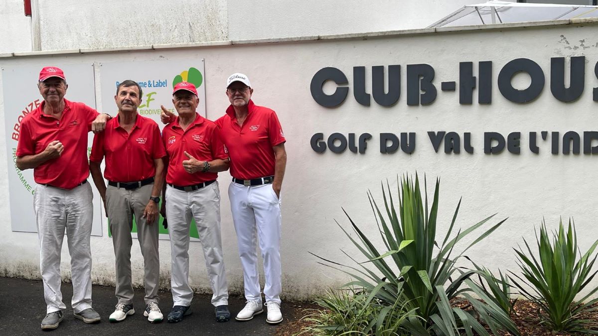 l'équipe masculine seniors du golf du val de sorne jura Franche Comté