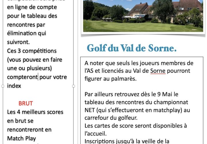 Championnat du Club 2025