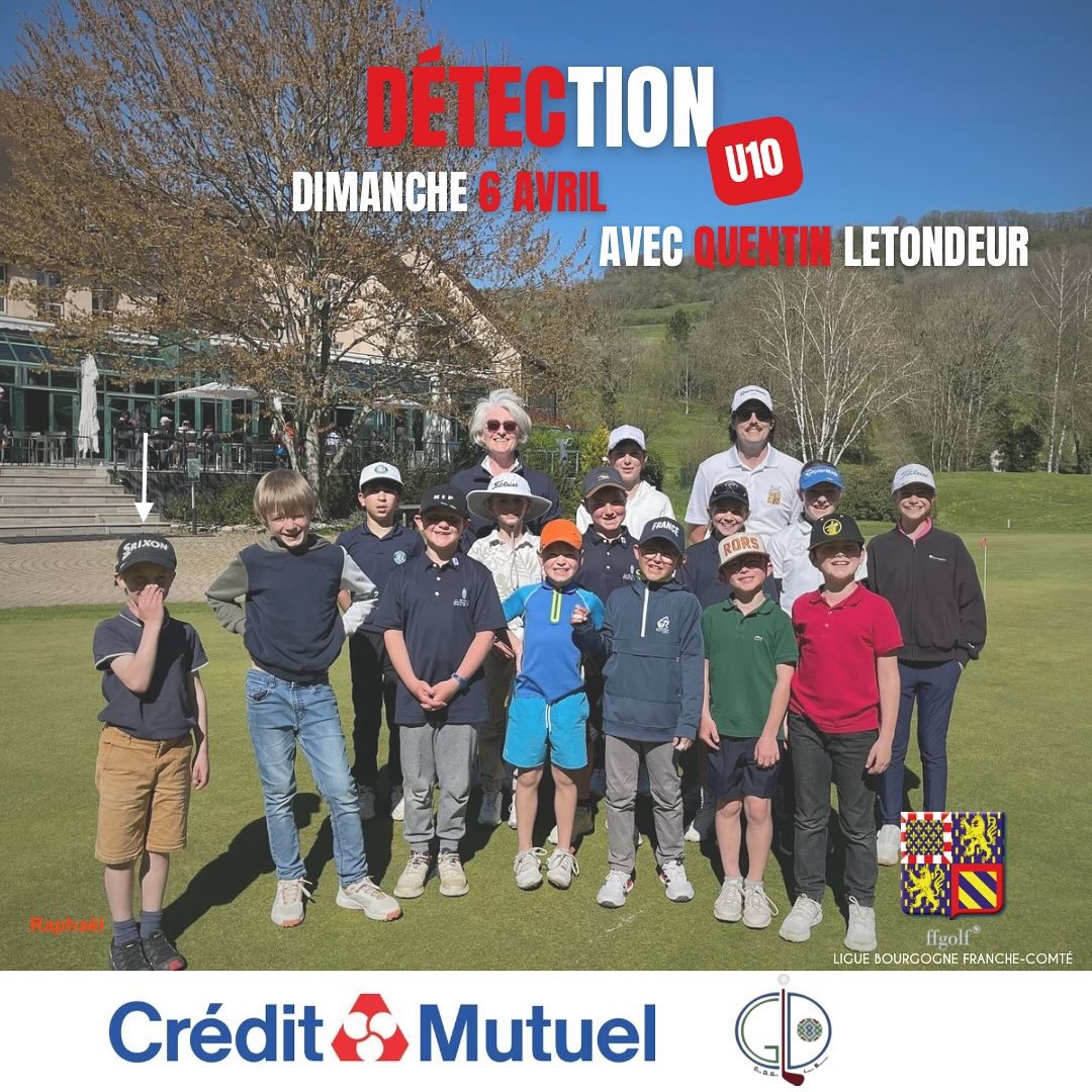 Détection U10 (jeunes de 7 à 11 ans) golfeurs de Franche-Comté au Val de Sorne