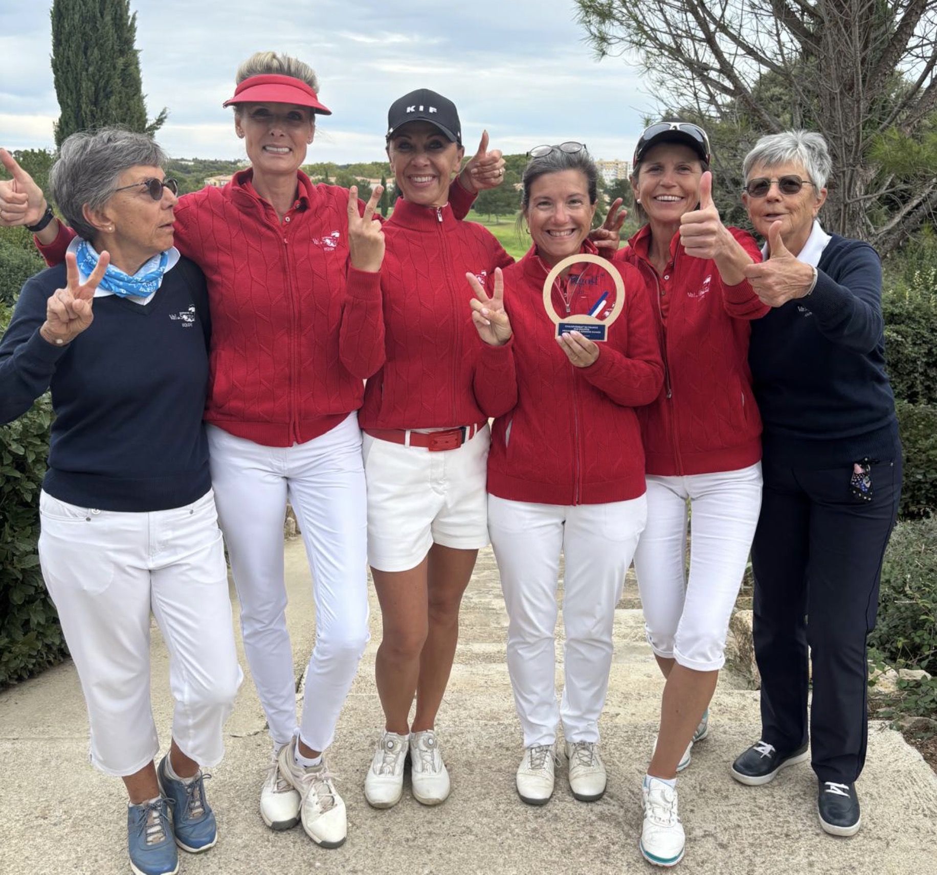 l'équipe masculine seniors du golf du val de sorne jura Franche Comté