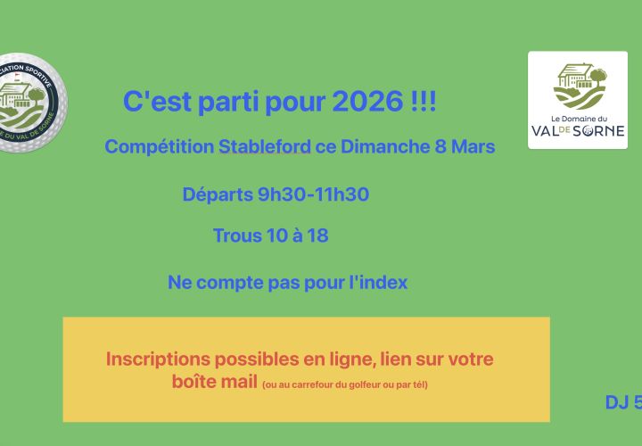Première compétition de l'année 2026 au Val de Sorne