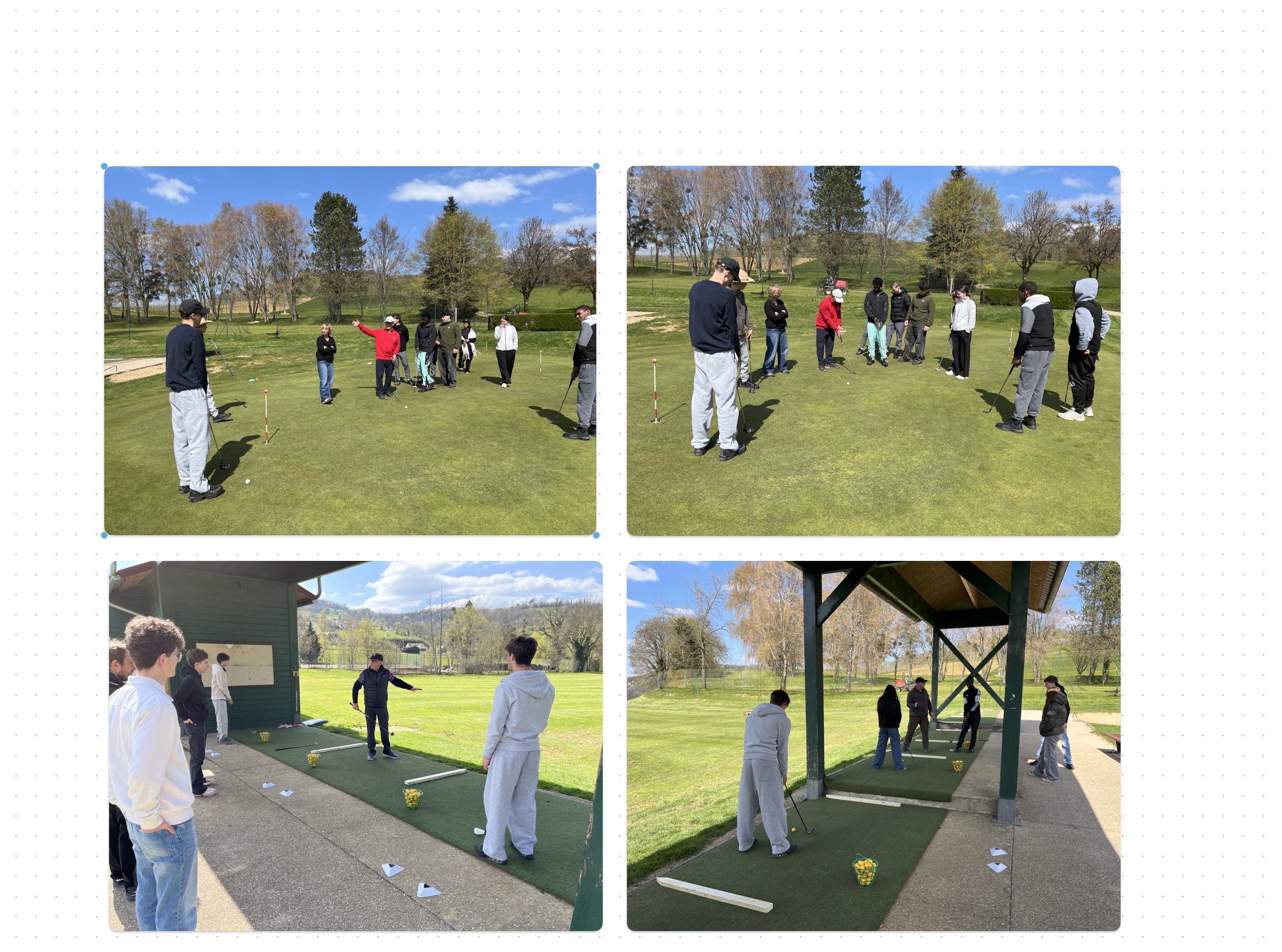 Une section du Lycée Le Corbusier à la découverte de notre sport