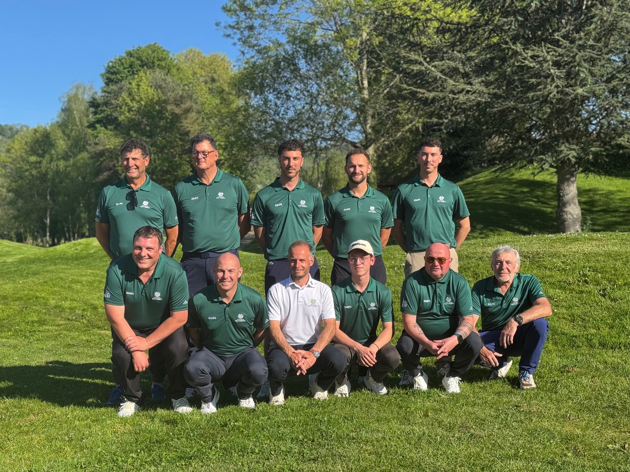 l'équipe masculine seniors du golf du val de sorne jura Franche Comté